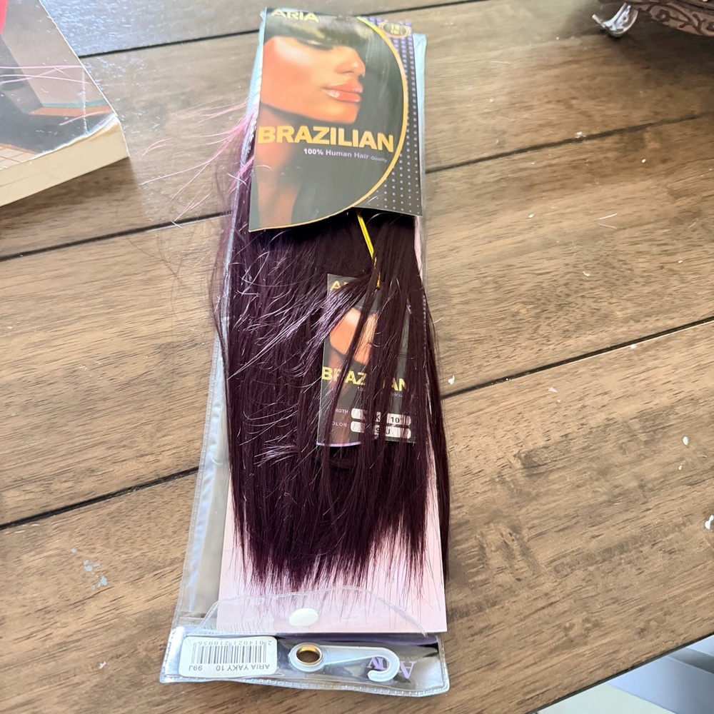 Brazilian 100% Human Hair Extensions - Purple new